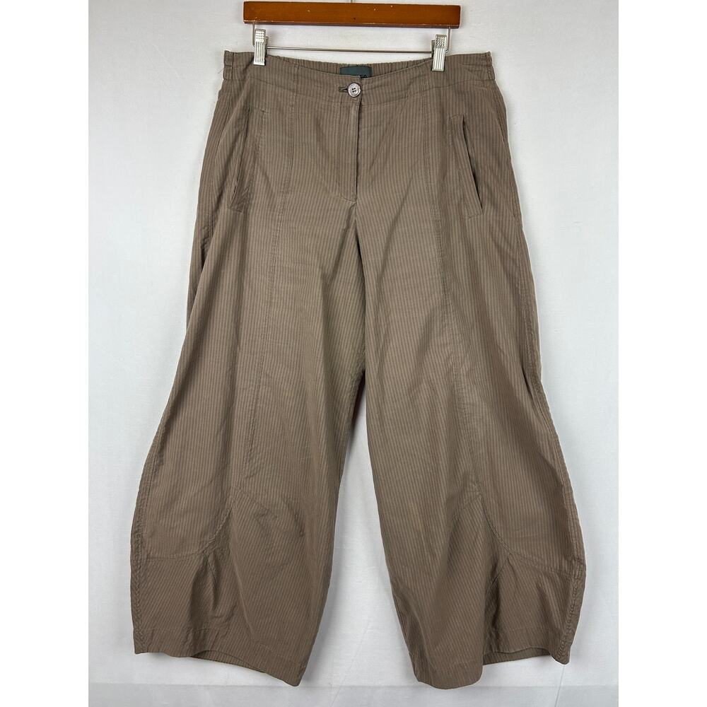 OSKA Barrel Leg Elastic Waist Pant 28" Inseam Women's Size 3 or US 10/12
